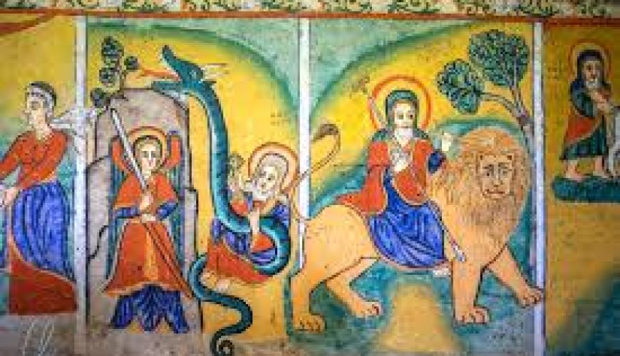 wall paintings of azoa mariam